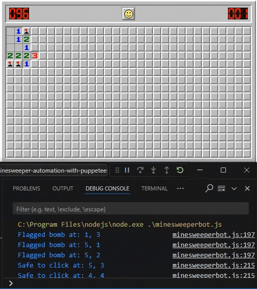 Minesweeper Automation